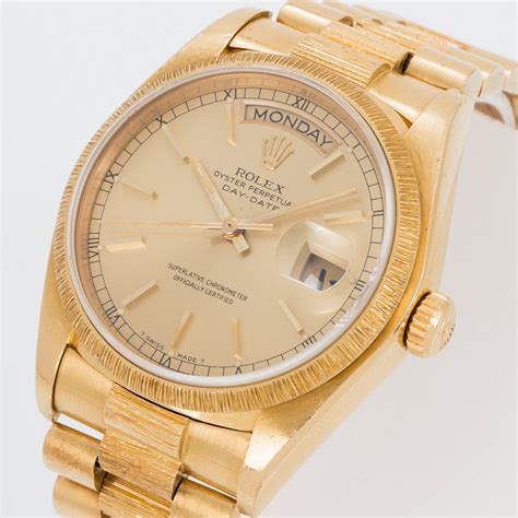 rolex datejust bark finish|Rolex day date gold.